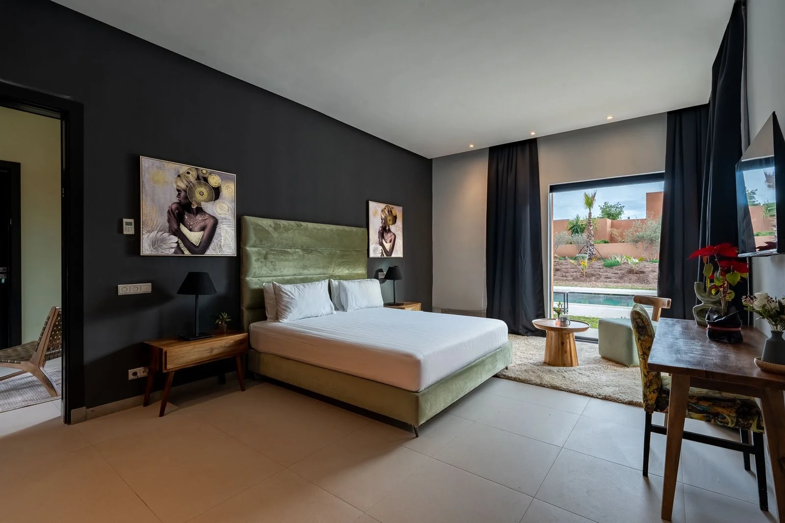 villa luxe Marrakech avec hammam